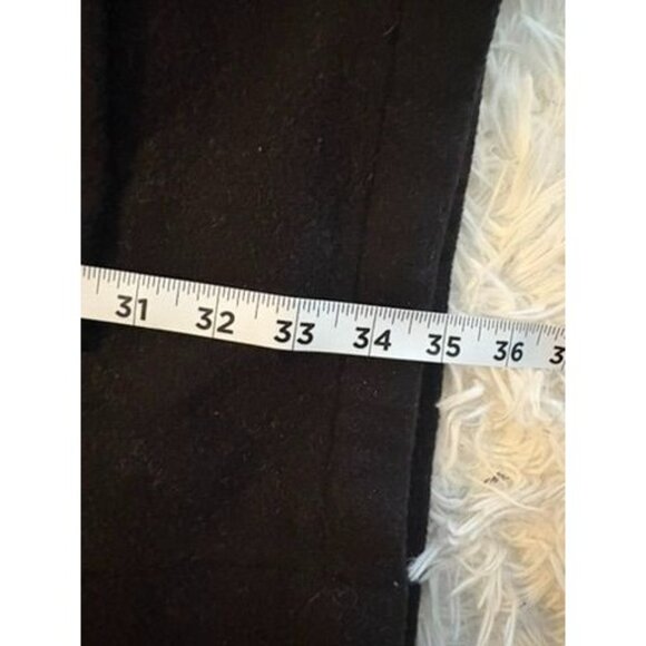 Burberry Brit Black Wool Duffle Coat With Hood & Toggle Closures - Picture 3 of 5